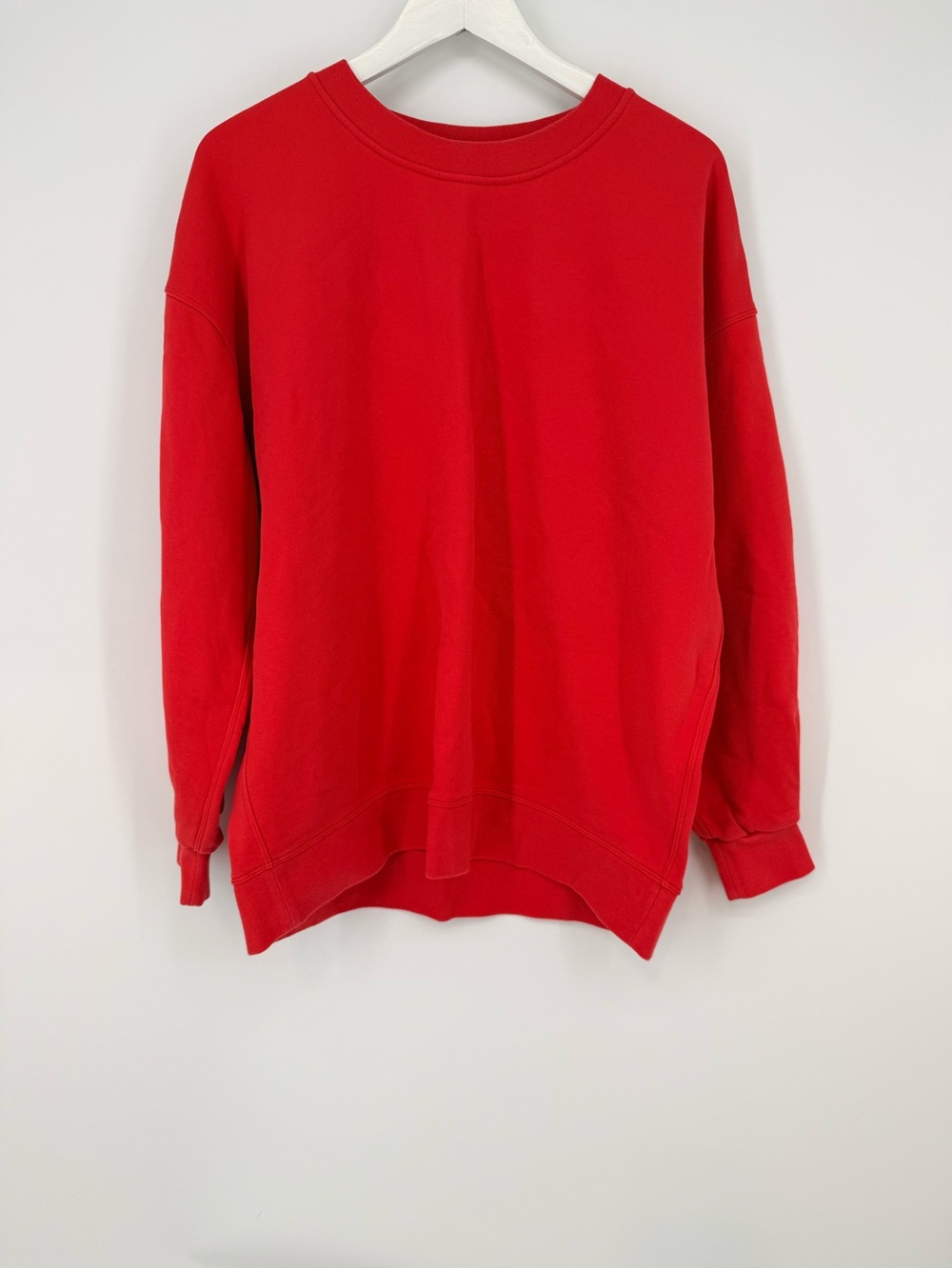Lululemon Perfectly Oversized Red Sweatshirt